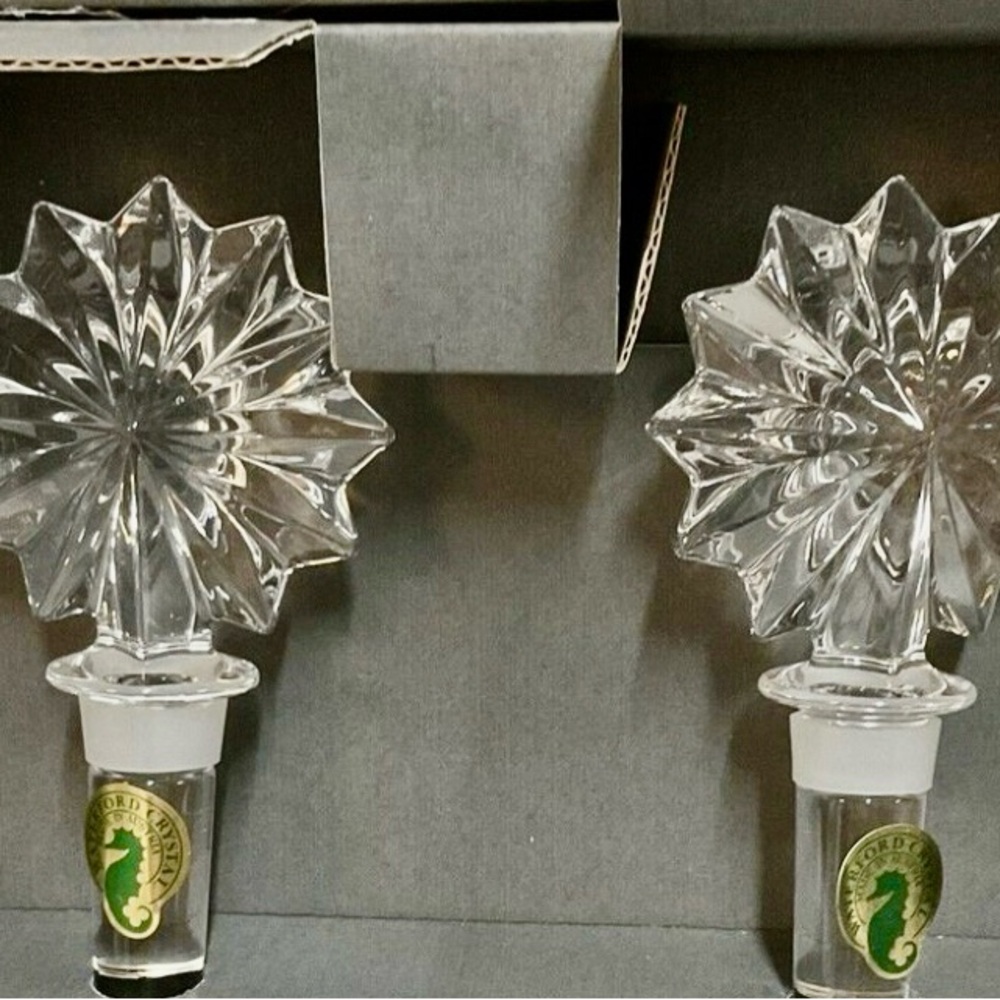 Waterford crystal wine stoppers